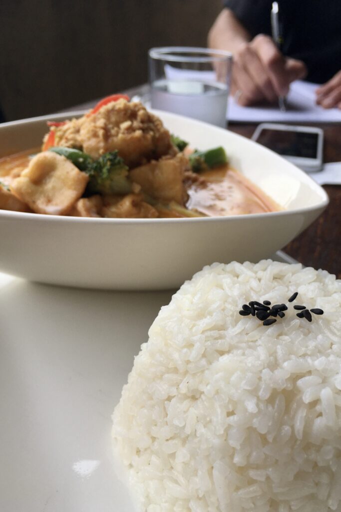 Phanaeng Curry and Rice