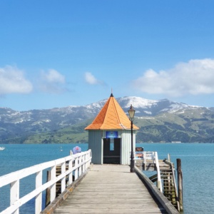 Wharf at Akaroa Harbour